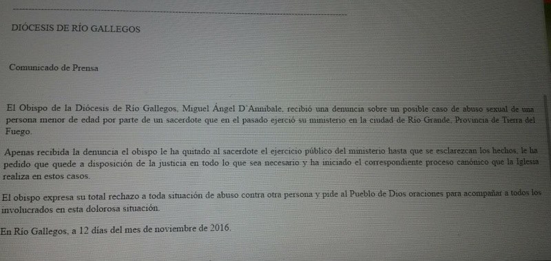 Gravísima denuncia contra un sacerdote en RG: Una historia de abusos, amante y burla a la Iglesia