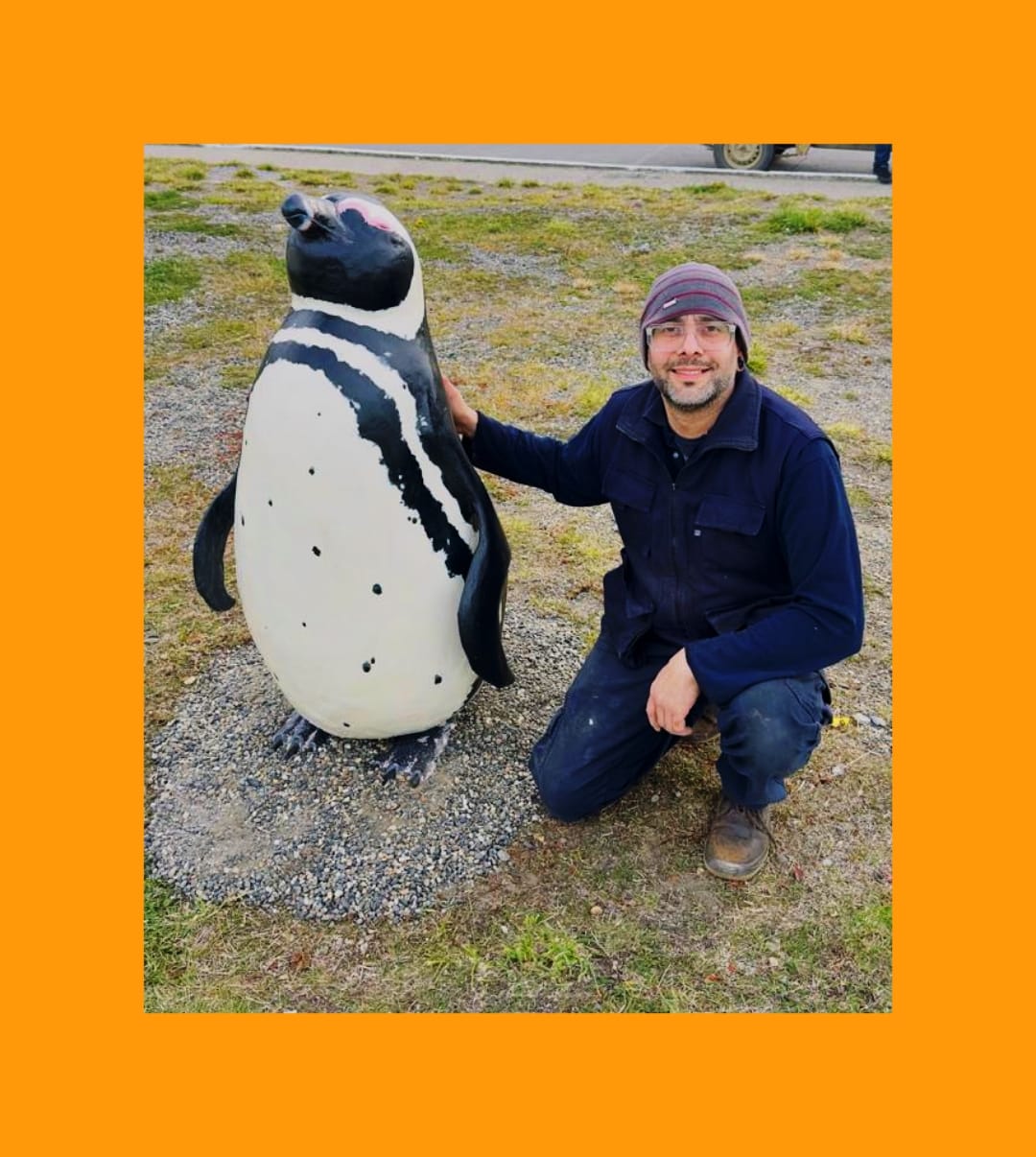 Diego Perez y su arte en la costanera