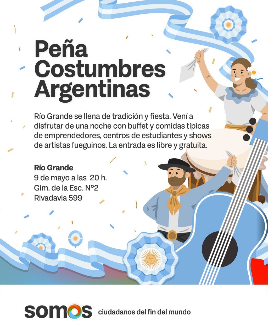 Una noche con la Peña &#8220;Costumbres Argentinas&#8221;