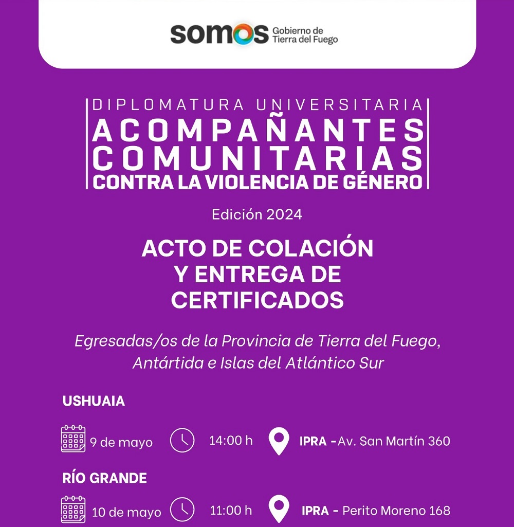 Diplomados en acompañamiento contra la violencia de género