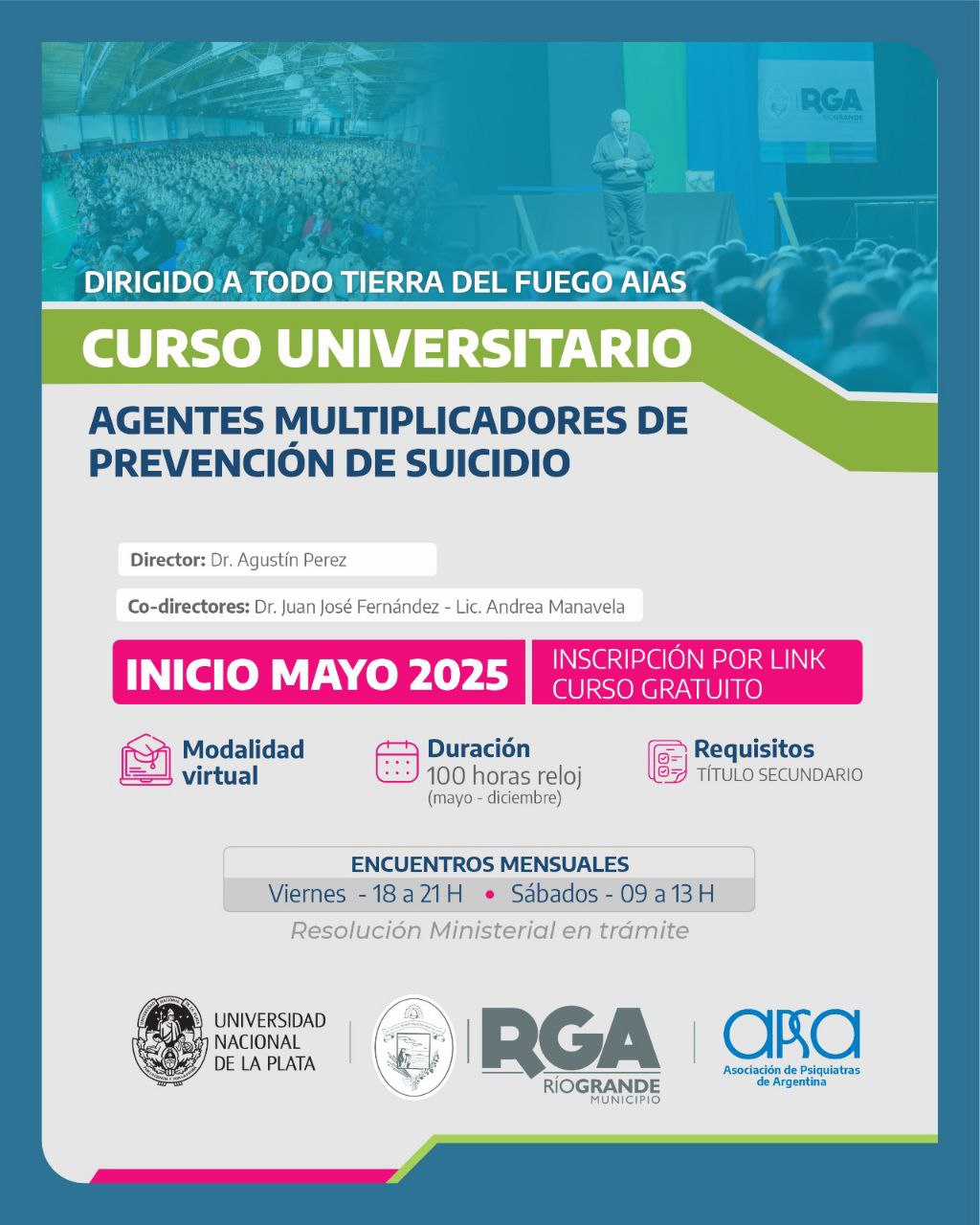 Curso universitario para &#8220;agentes de prevención del suicidio&#8221;