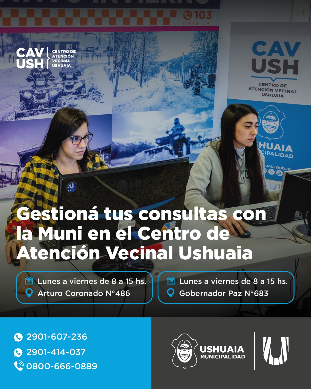Amplían líneas de contacto con el &#8220;Centro de Atención Vecinal&#8221;