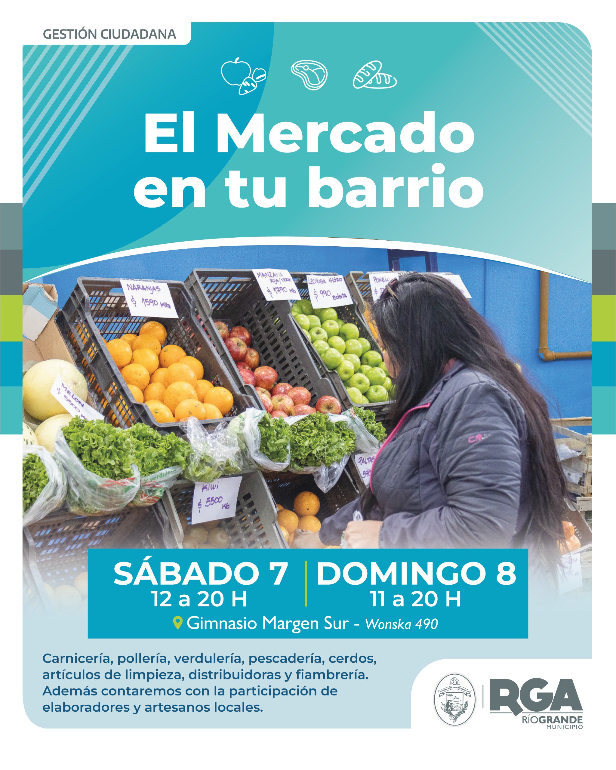 &#8220;El Mercado en tu Barrio&#8221; presenta una nueva edición en la Zona Sur