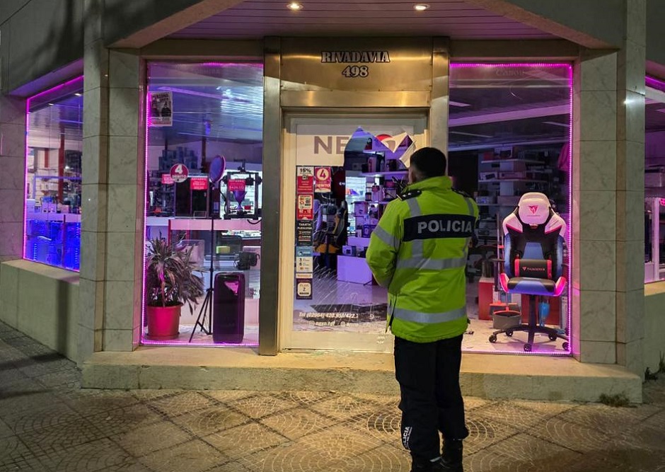 Dos detenidos por el robo en un comercio céntrico