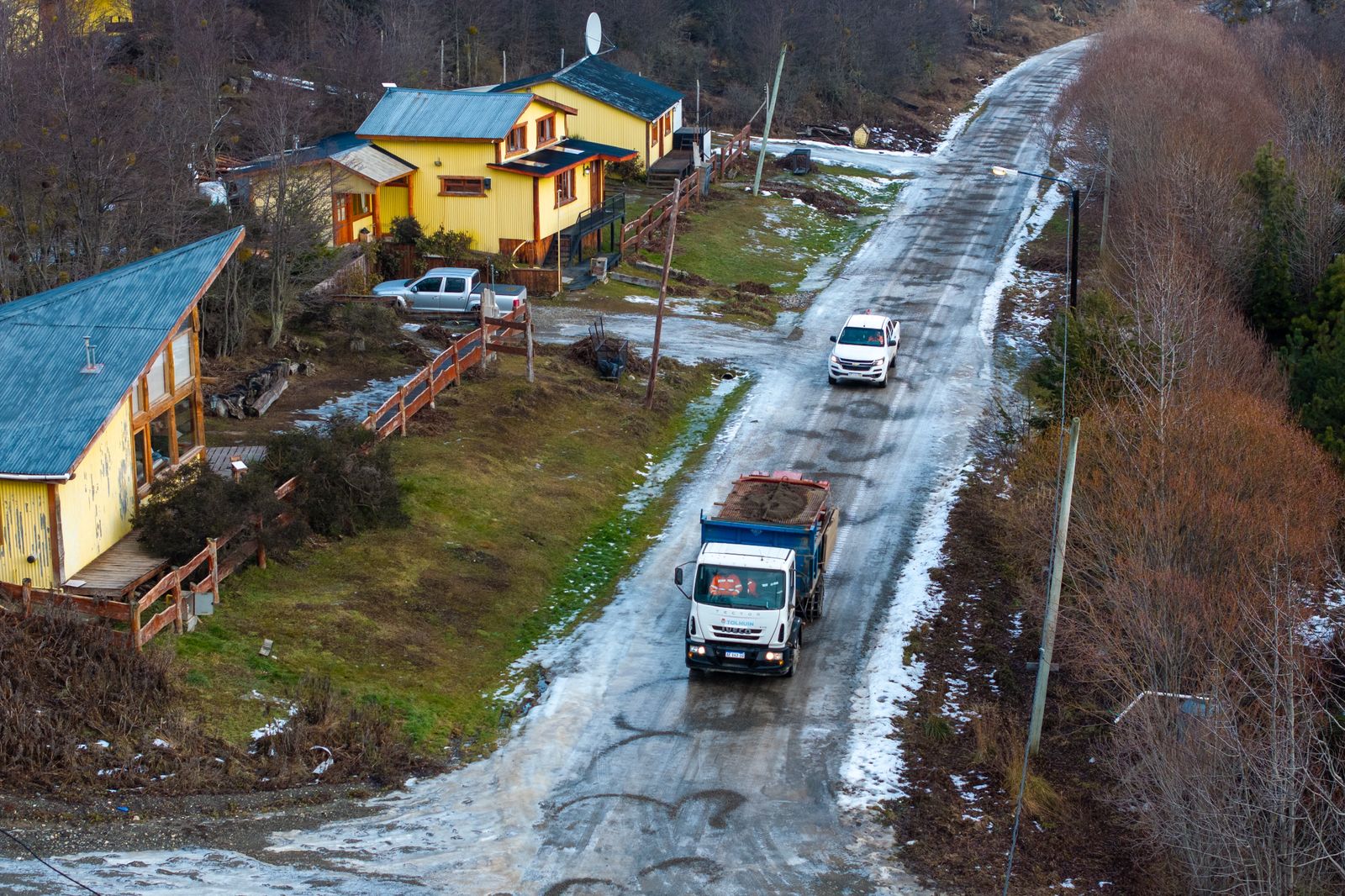 Tolhuin refuerza el Operativo Invierno en accesos a alojamientos turísticos