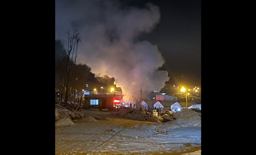 Incendio en vivienda y un detenido en Ushuaia