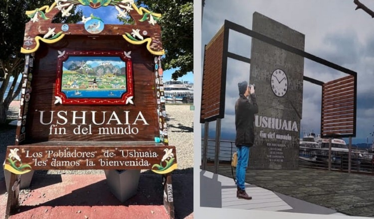 Defienden el histórico cartel de Ushuaia: “No se trata de gustos, se trata de identidad”