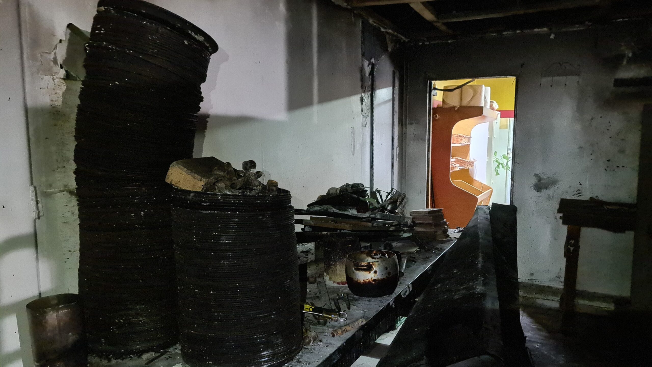 Los daños en una panadería y la angustia de una familia