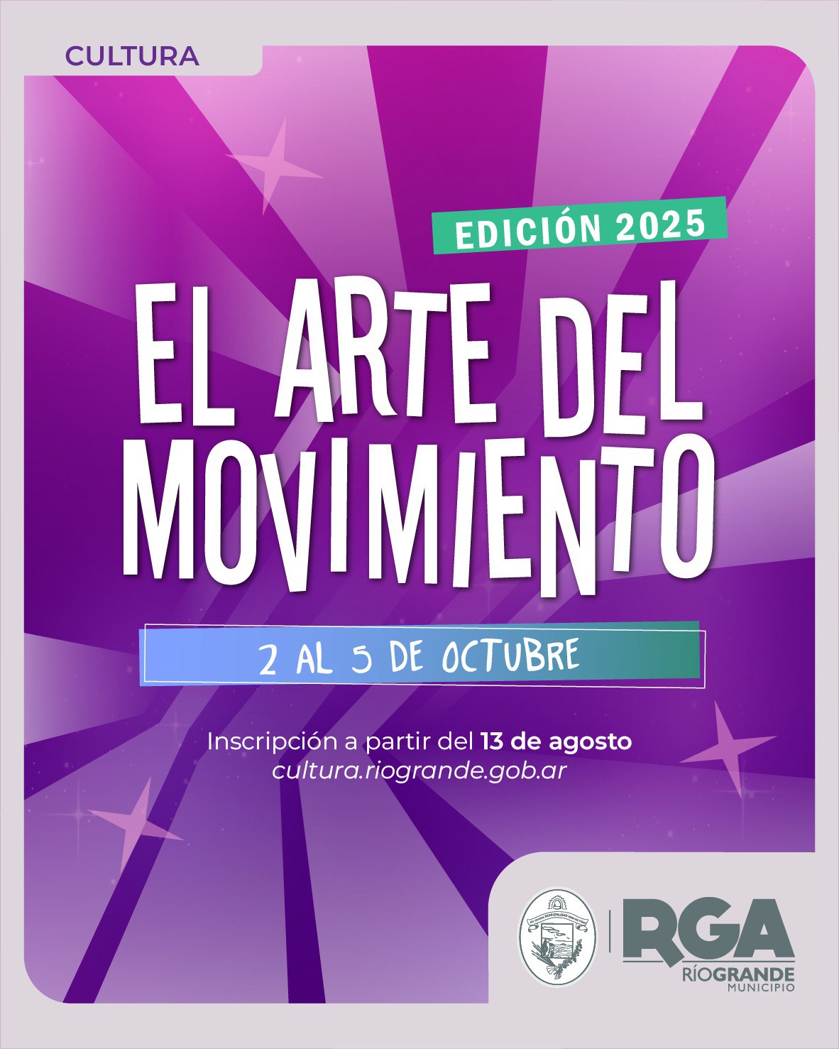 Este miércoles abren las inscripciones para participar de &#8216;El Arte del Movimiento&#8221; edición 2025