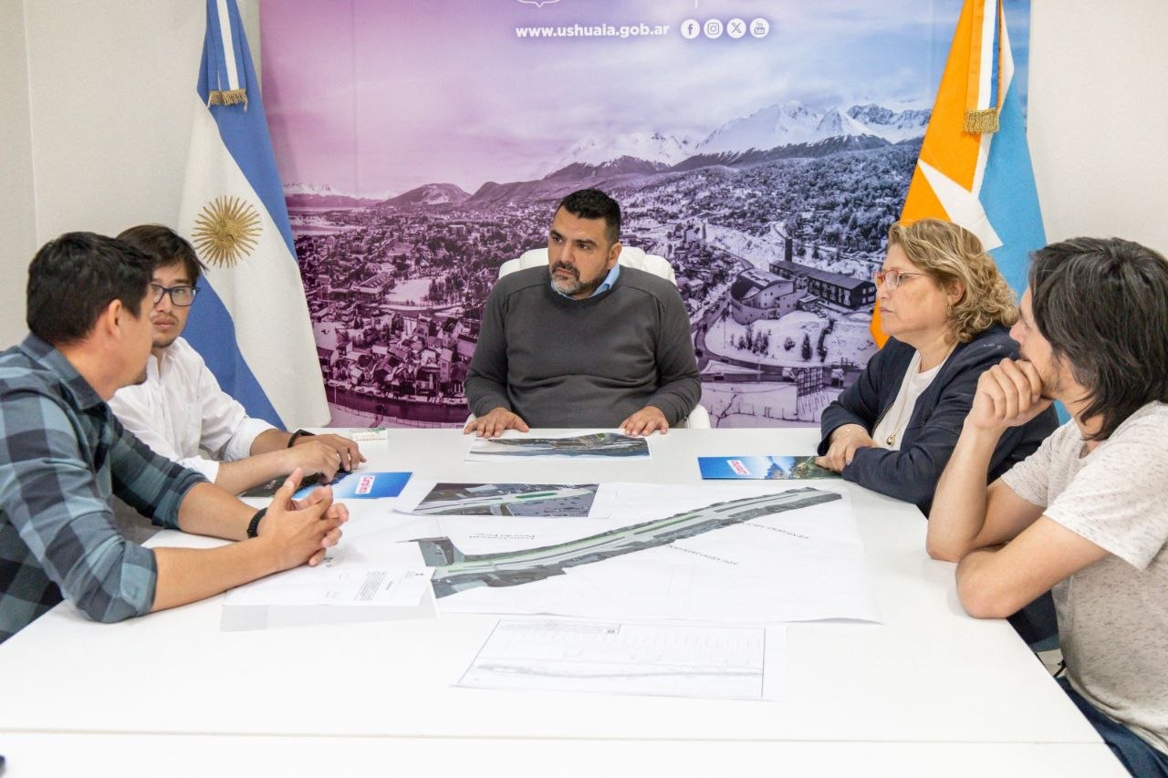 Ushuaia avanza con una obra clave para transformar la avenida Perito Moreno