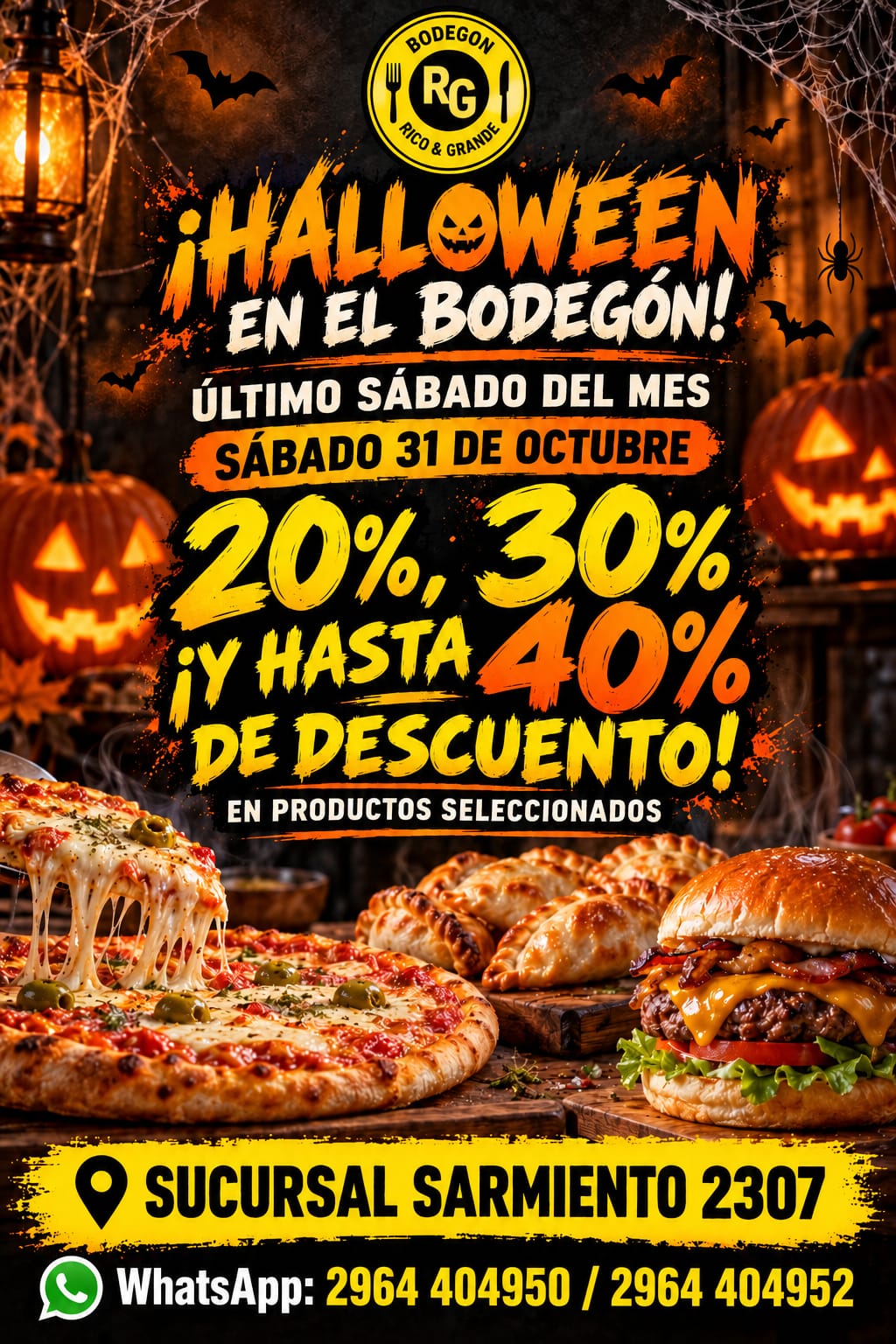 El Bodegon RG despide el mes con el lanzamiento de la Mila federal y descuentos de hasta el 40%